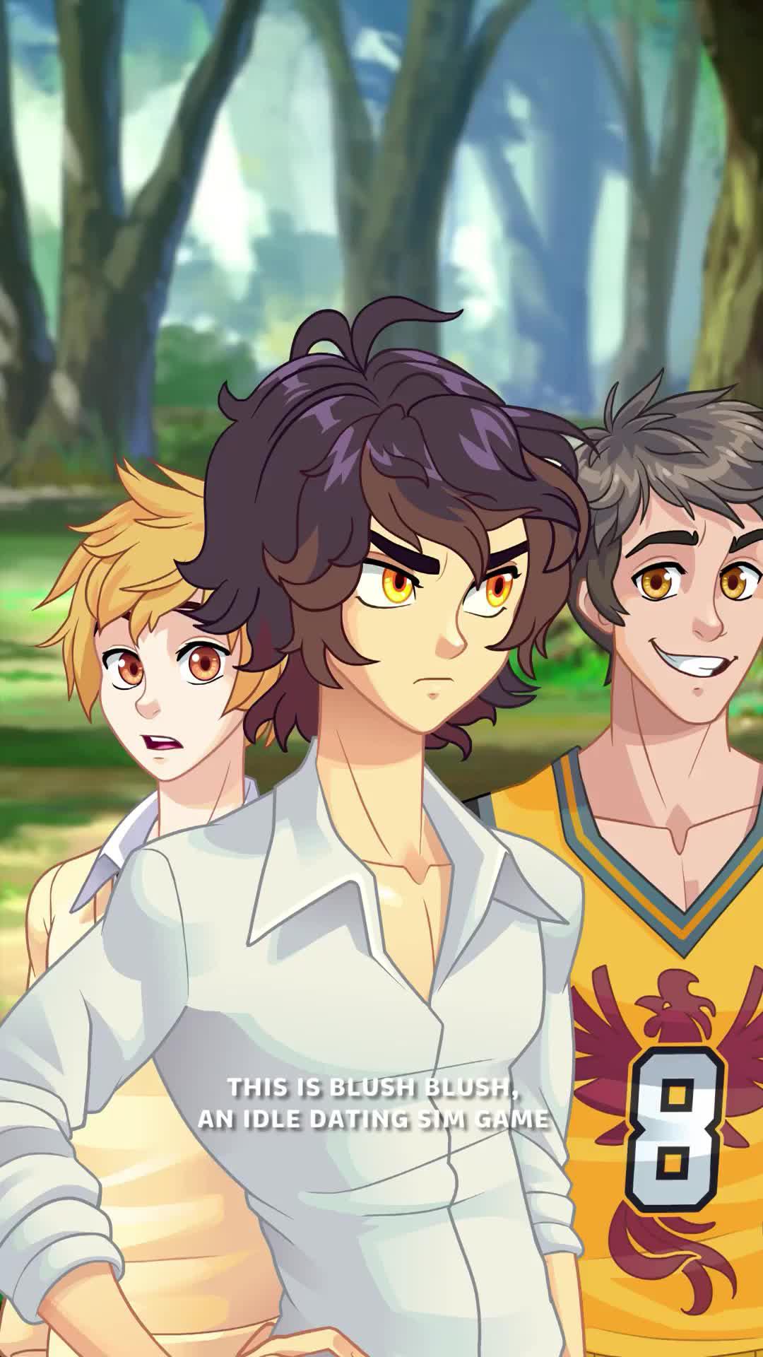 Experience love and adventure in Blush Blush, the otome idle game made for you!