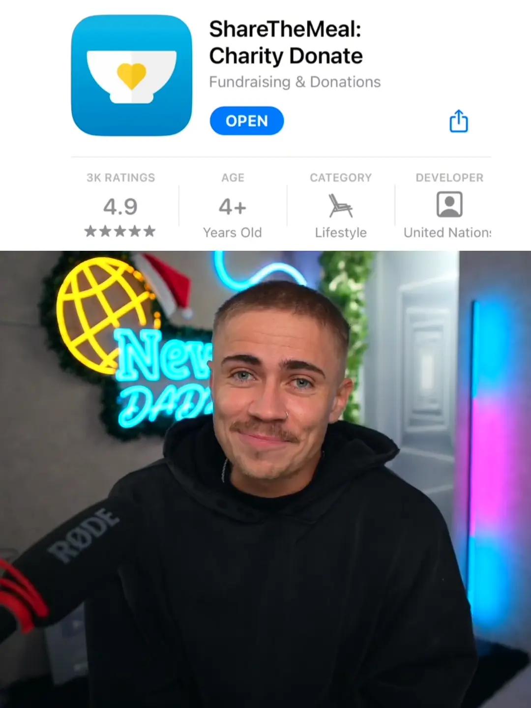 Be the change, share a meal 💛