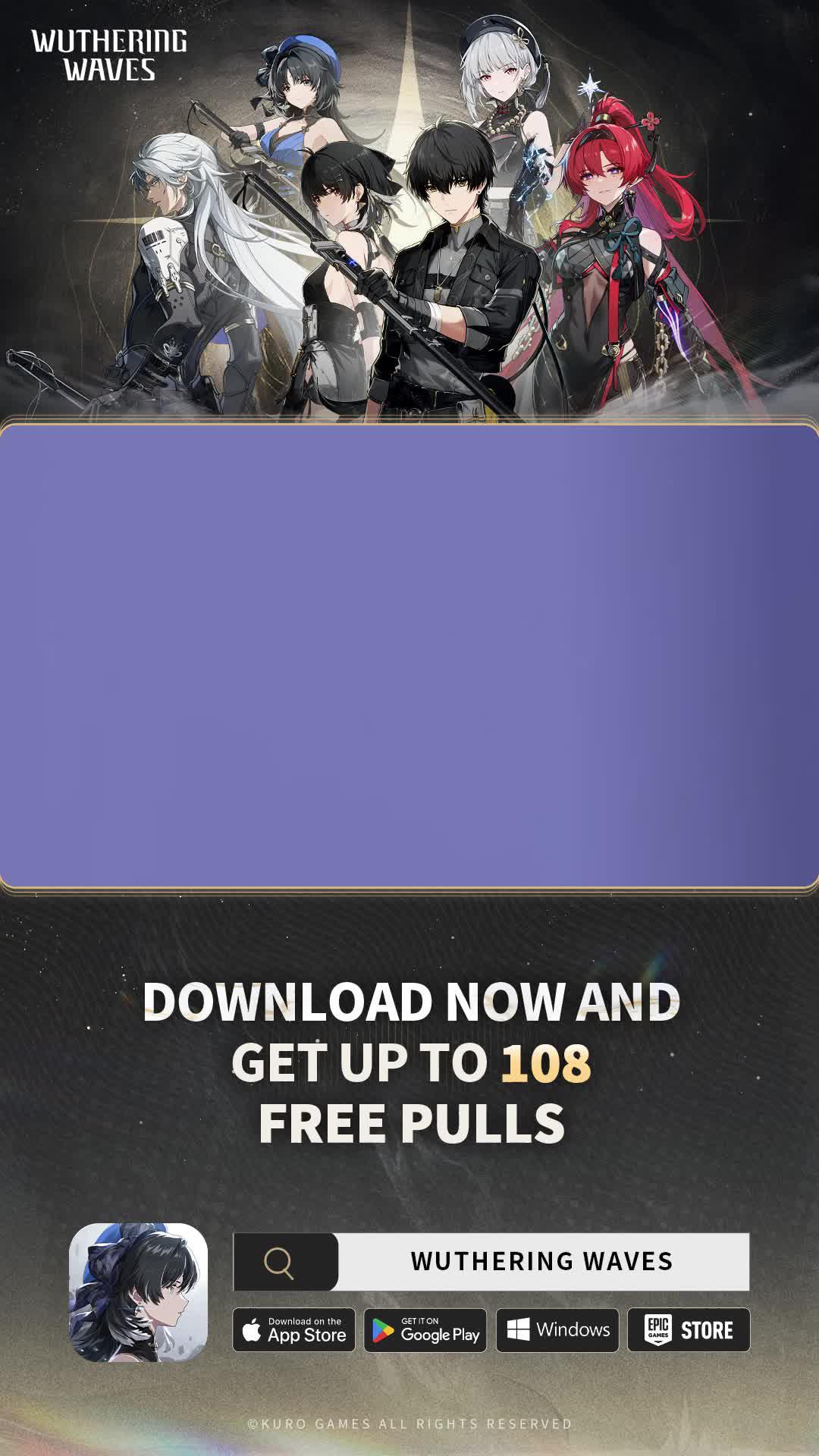 Open World RPG with Endless Possibilities! Set sail for your journey in Wuthering Waves!!!