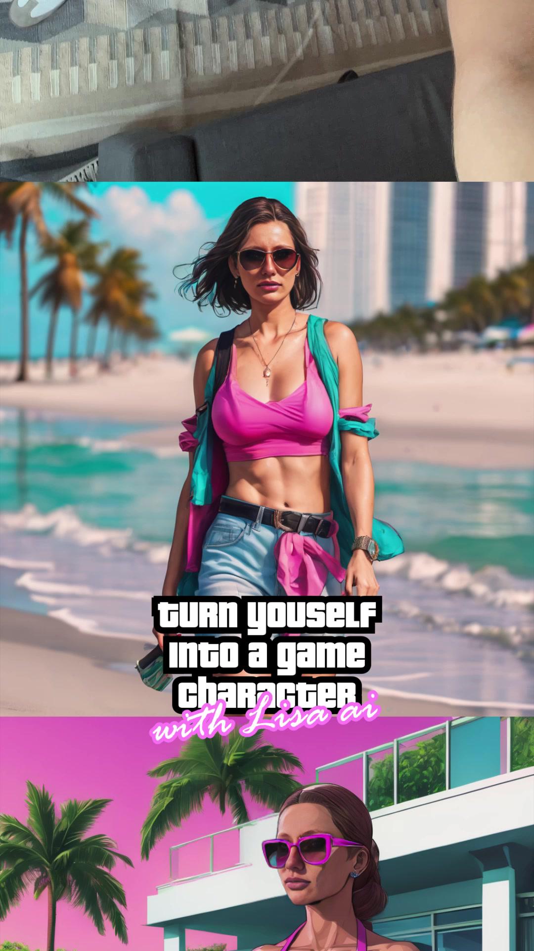 Create your own game character! 🎮 ✨ Customize looks, skills & more. Try it now and use forever! #gta6 #gta6filter #gta6new #aifilter