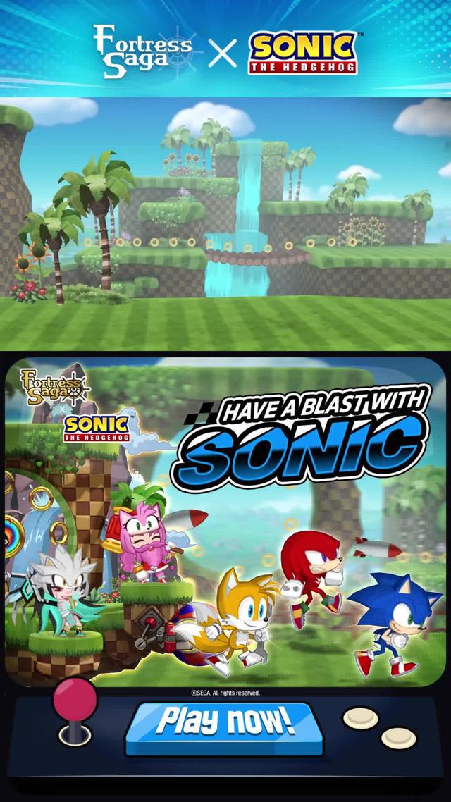 Sonic x Fortress Saga surprise collaboration!