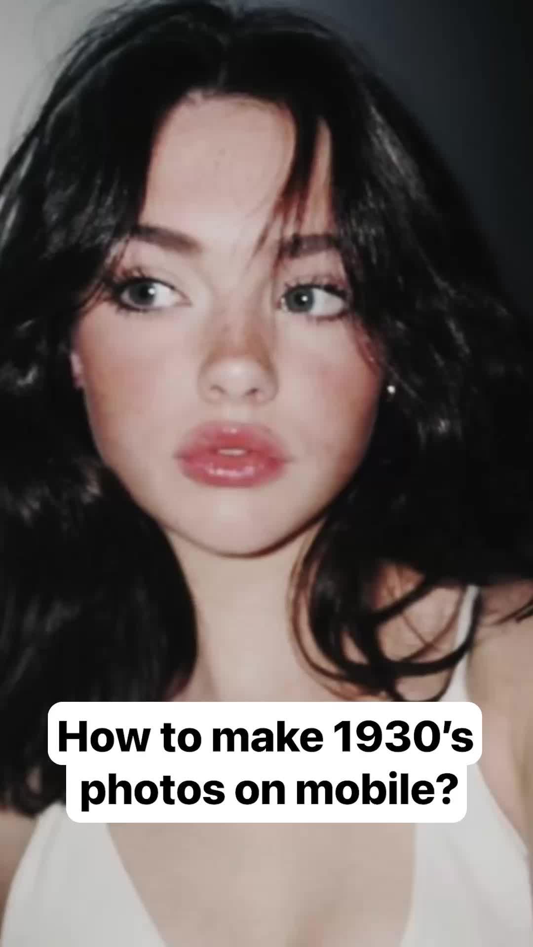 Create your 1930 Photo with this app!