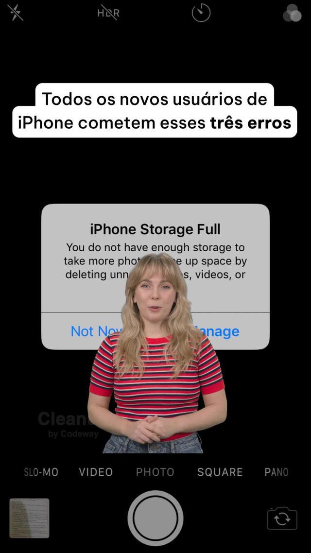 O Cleanup encontra fotos duplicados em seu telefone. Libera GBs de memória facilmente.