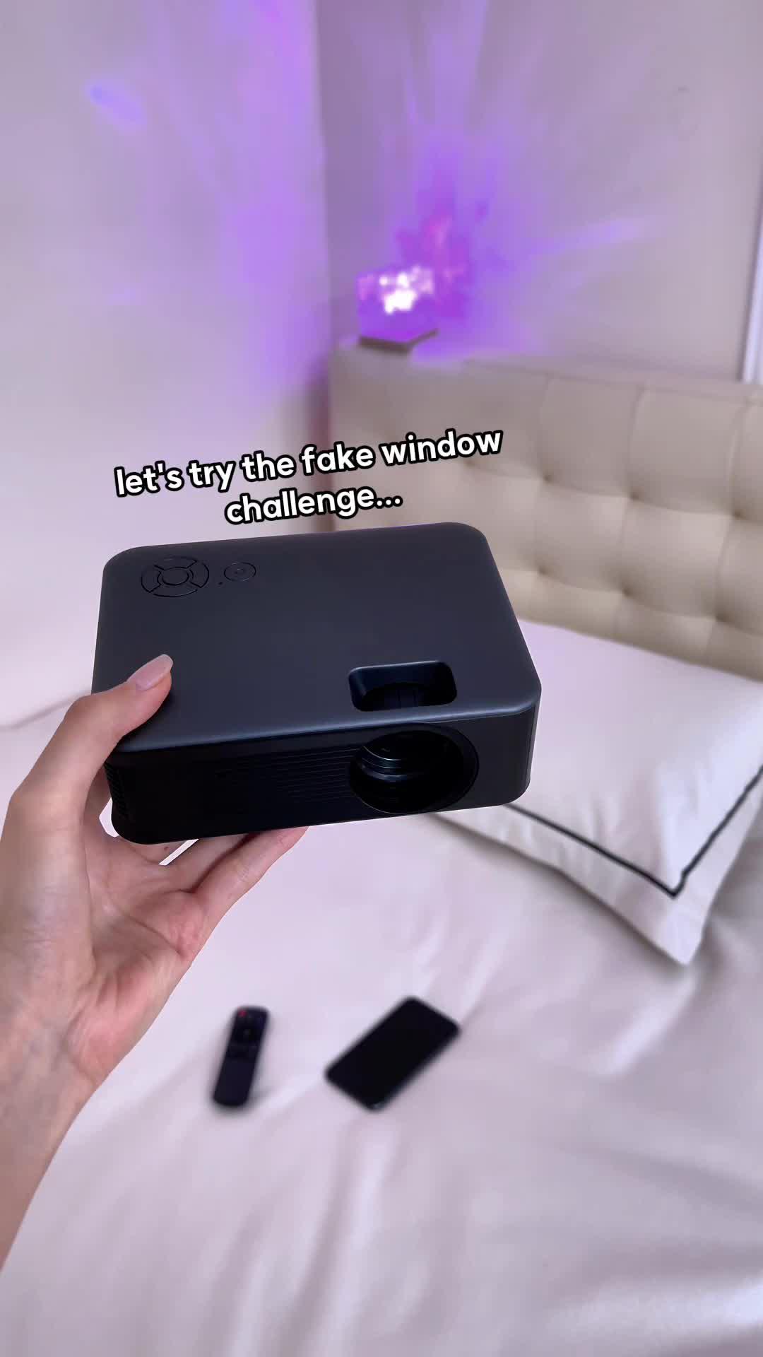 My cozy night routine ☁️✨🎬🍿 Shop this projector on Temu 🛒 🎁 TEMU New App Users ONLY❤️ Click LINK 🔍 to shop now @temu 🏃‍🛍 #temufinds #temu #temushopping #temuhaul #instagood #foryou #fyp #trending #shopping #gift #projector #projectormovienight #cozybedroom #emotnprojector