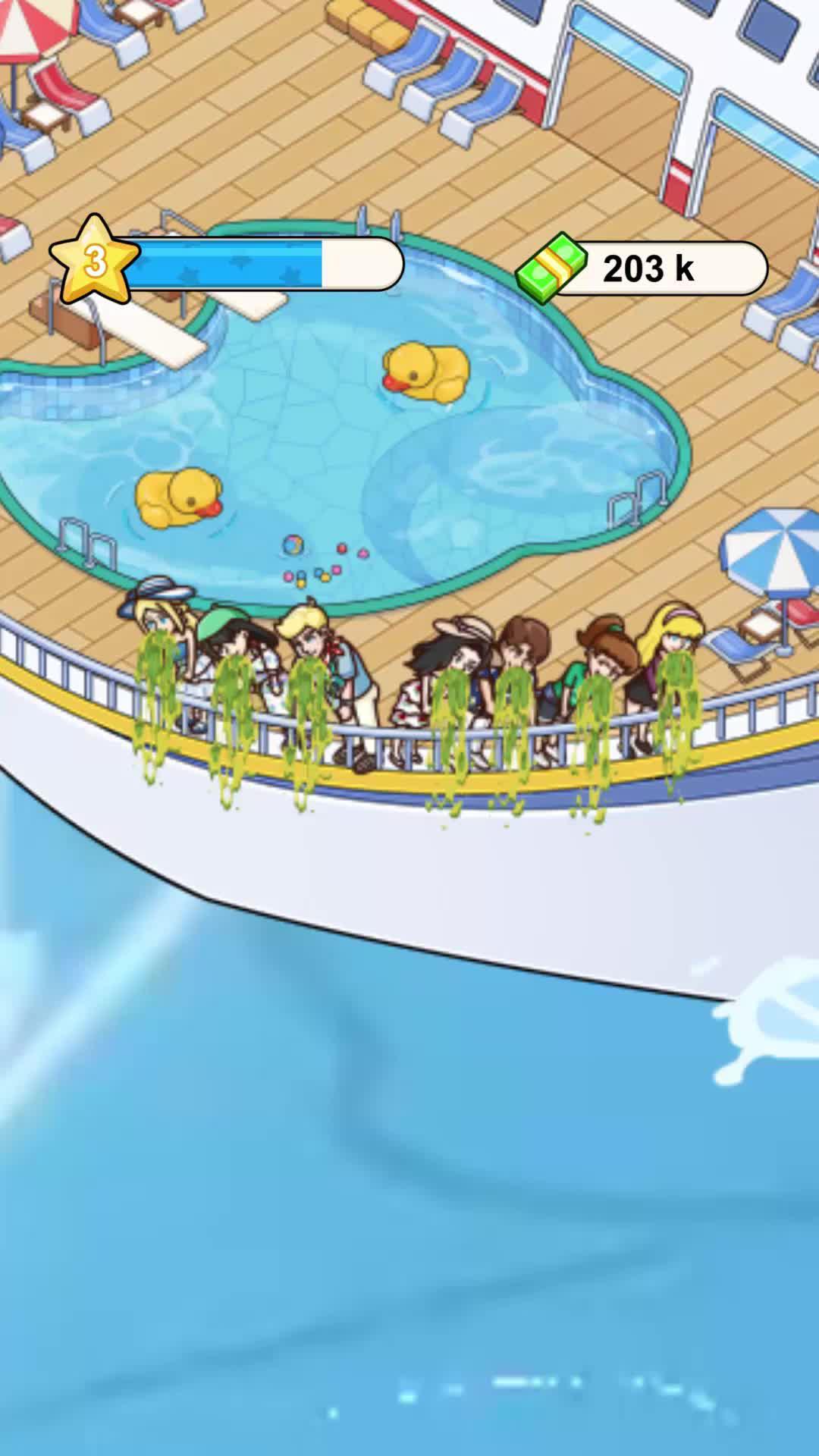 Manage, build and upgrade, make a most luxurious cruise ship in the world!