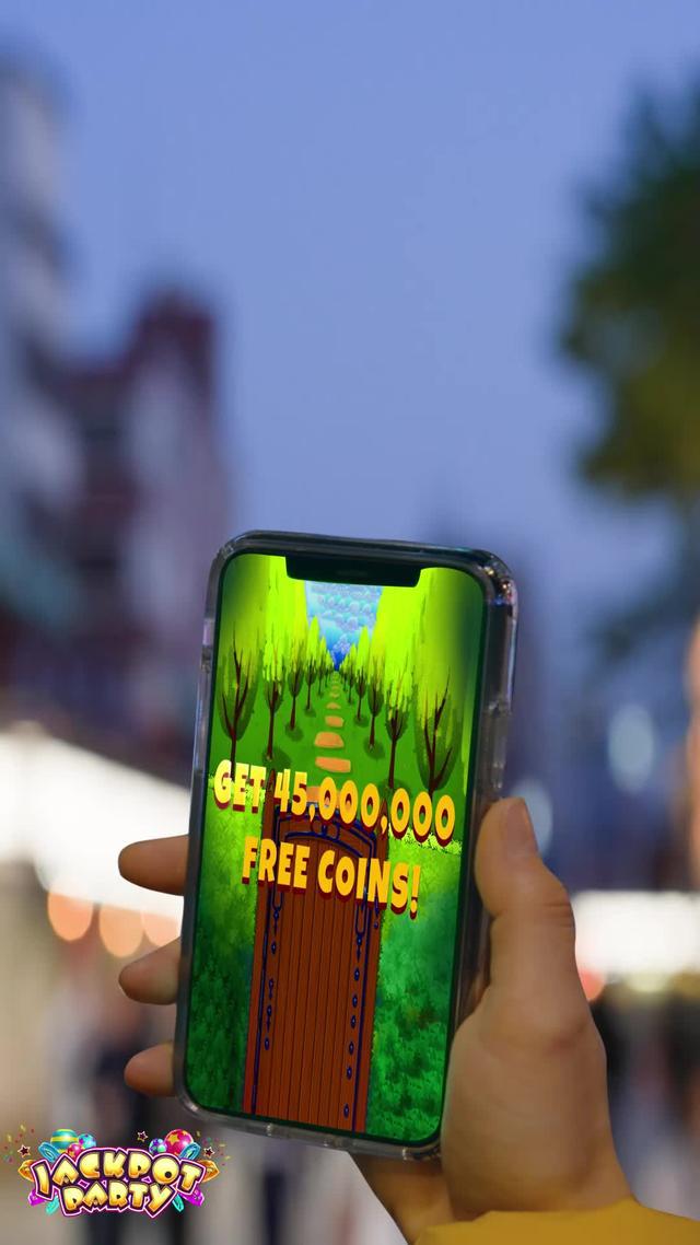 Party every spin, FREE COINS every win!