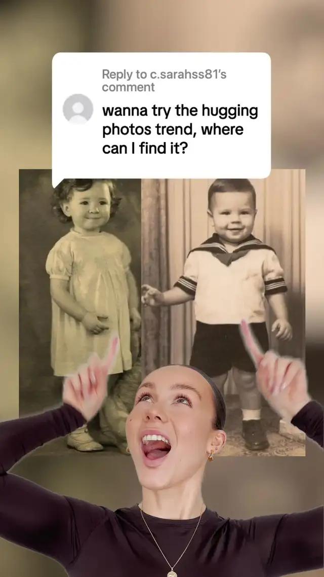 Diving into the latest AI Hug Trend and bringing your photos to life with a heart-warming animation!