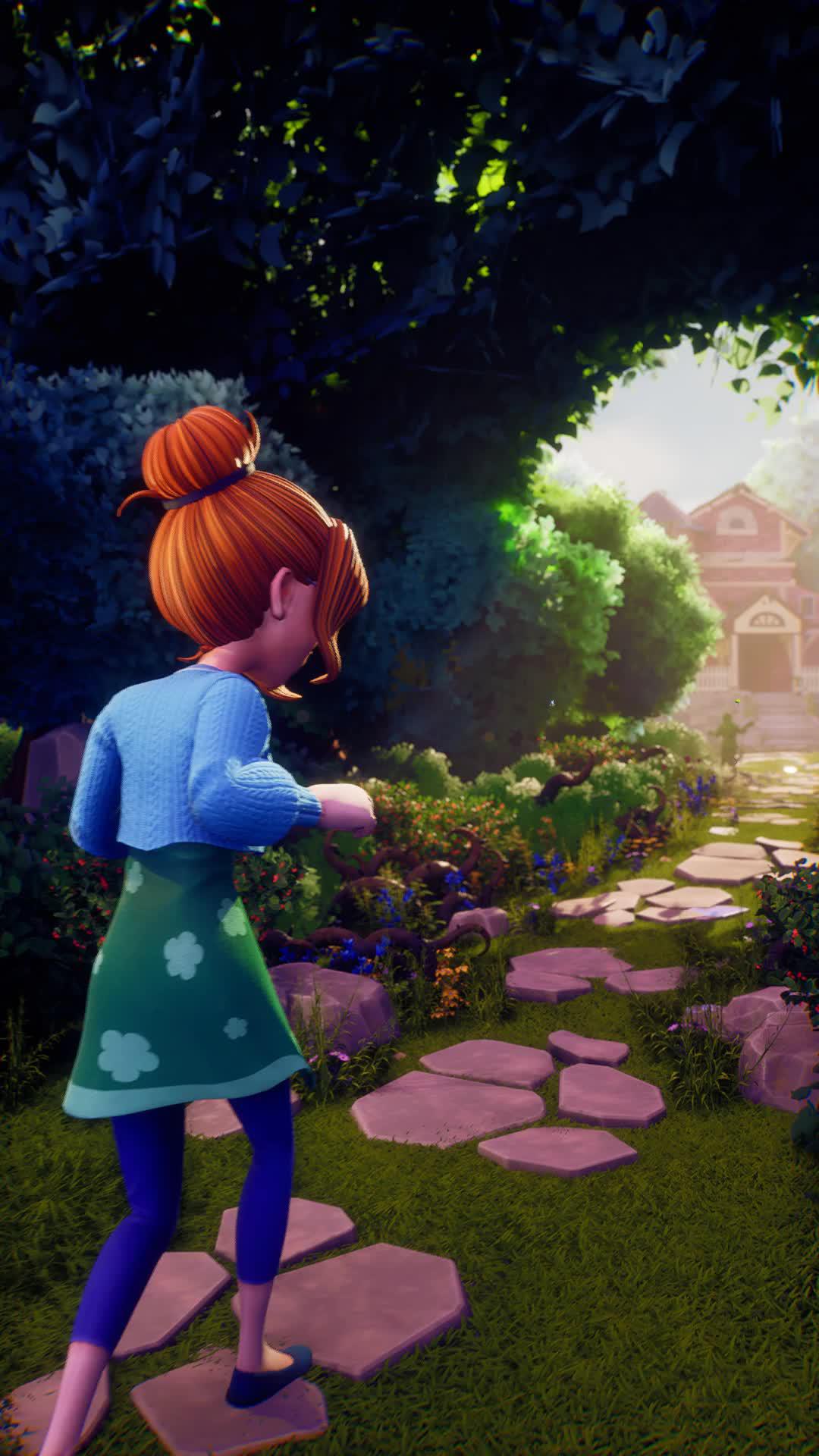 Merge And Match to discover the mystery of the garden!