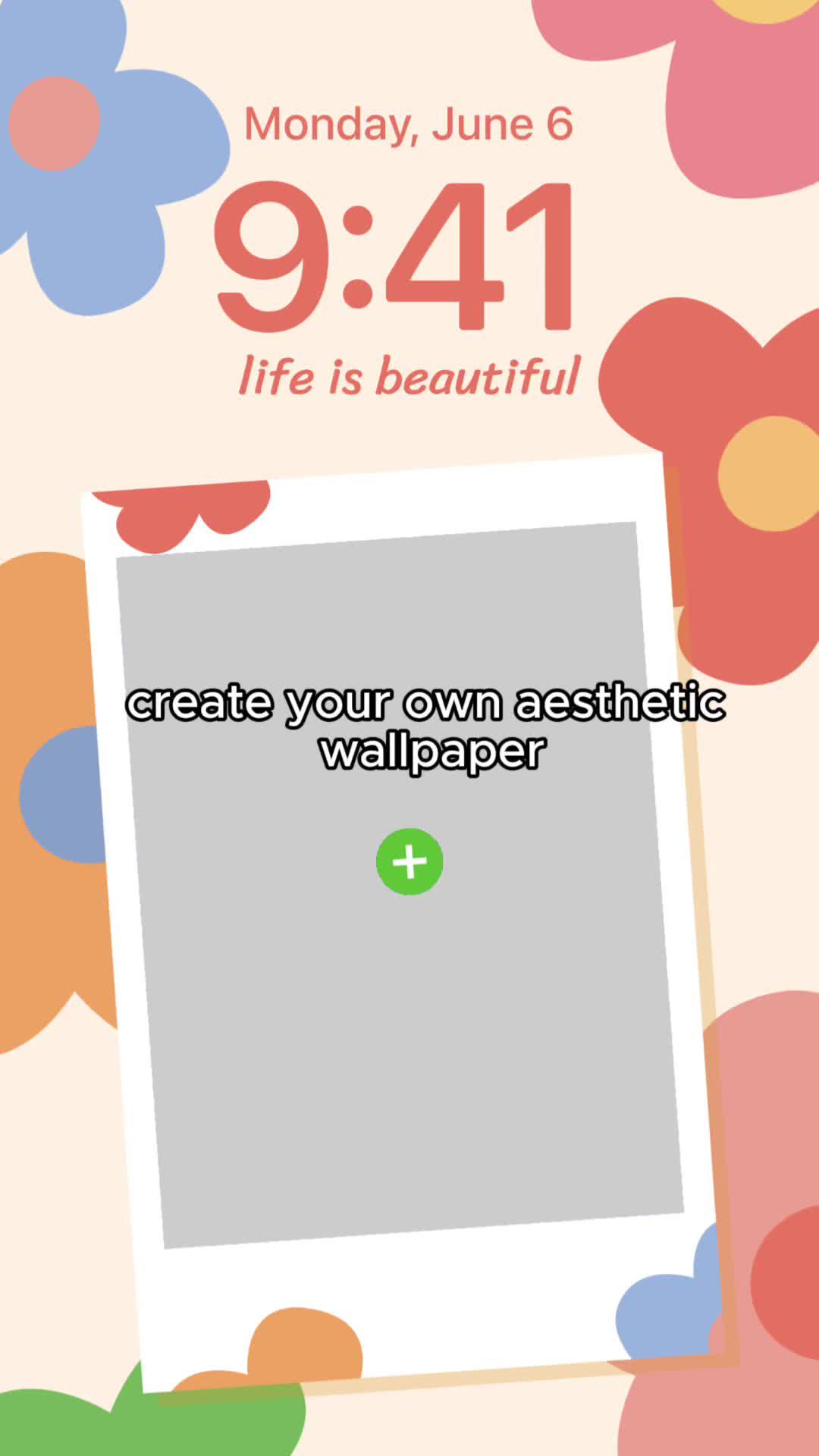 Create your own aesthetic wallpaper