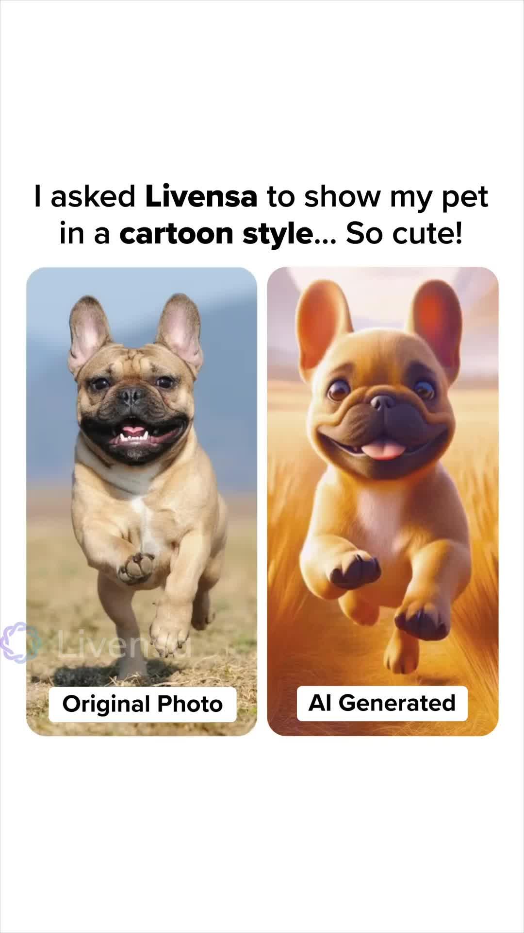 Create Al videos with your own words on mobile
