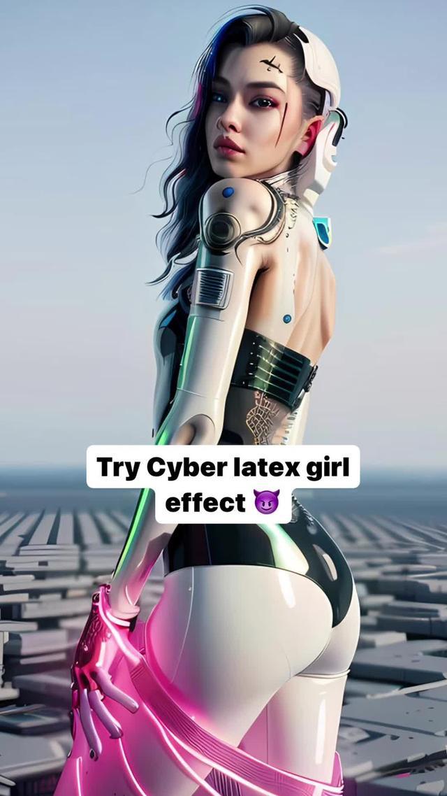 Easy-to-make exclusive AI VIRAL LATEX effect with one app