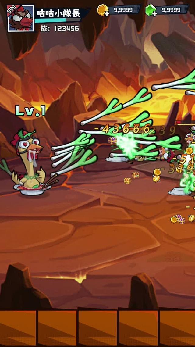 超休閒的小雞題材放置RPG手遊