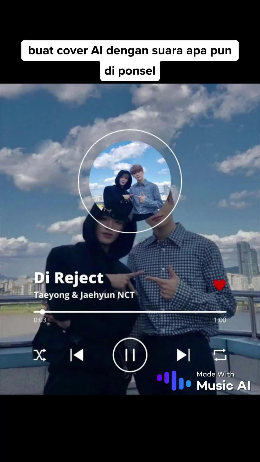 Buat cover AI dengan suara Anda sendiri di ponsel