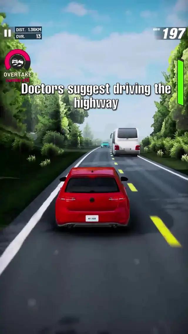 Nothing is better than overtake in the highway!