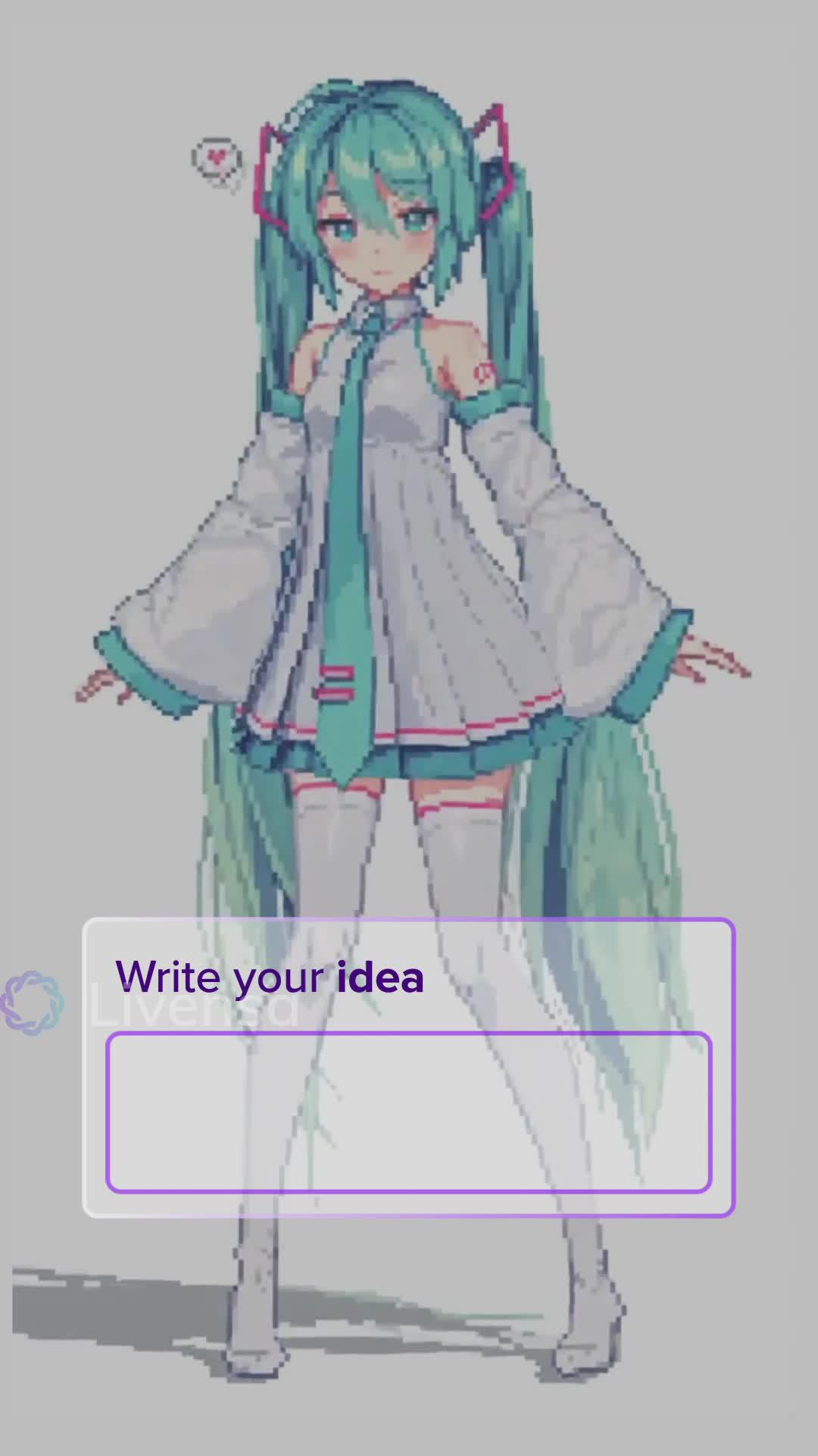 Create Al videos with your own words on mobile