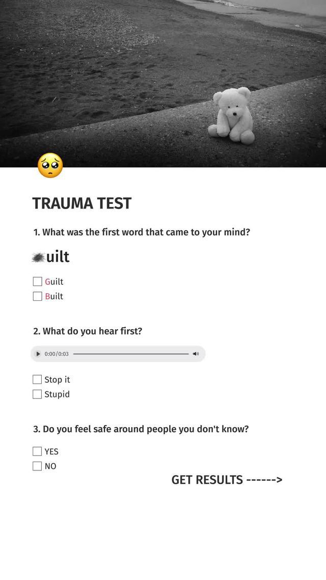 Trauma impacts your life in many ways. Take the Trauma Test to overcome and heal your inner wounds!