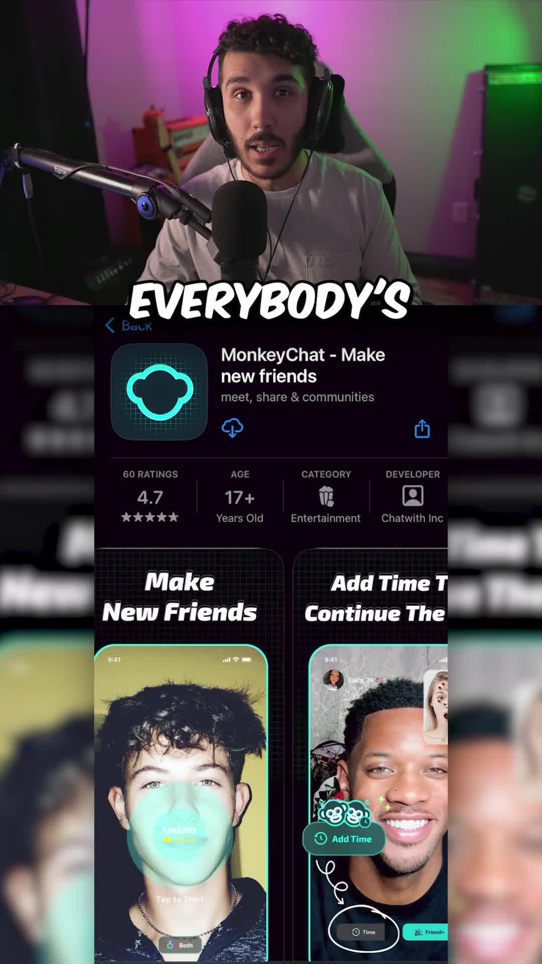 MonkeyChat-a social and chat platform that allows you to make friends and chat freely