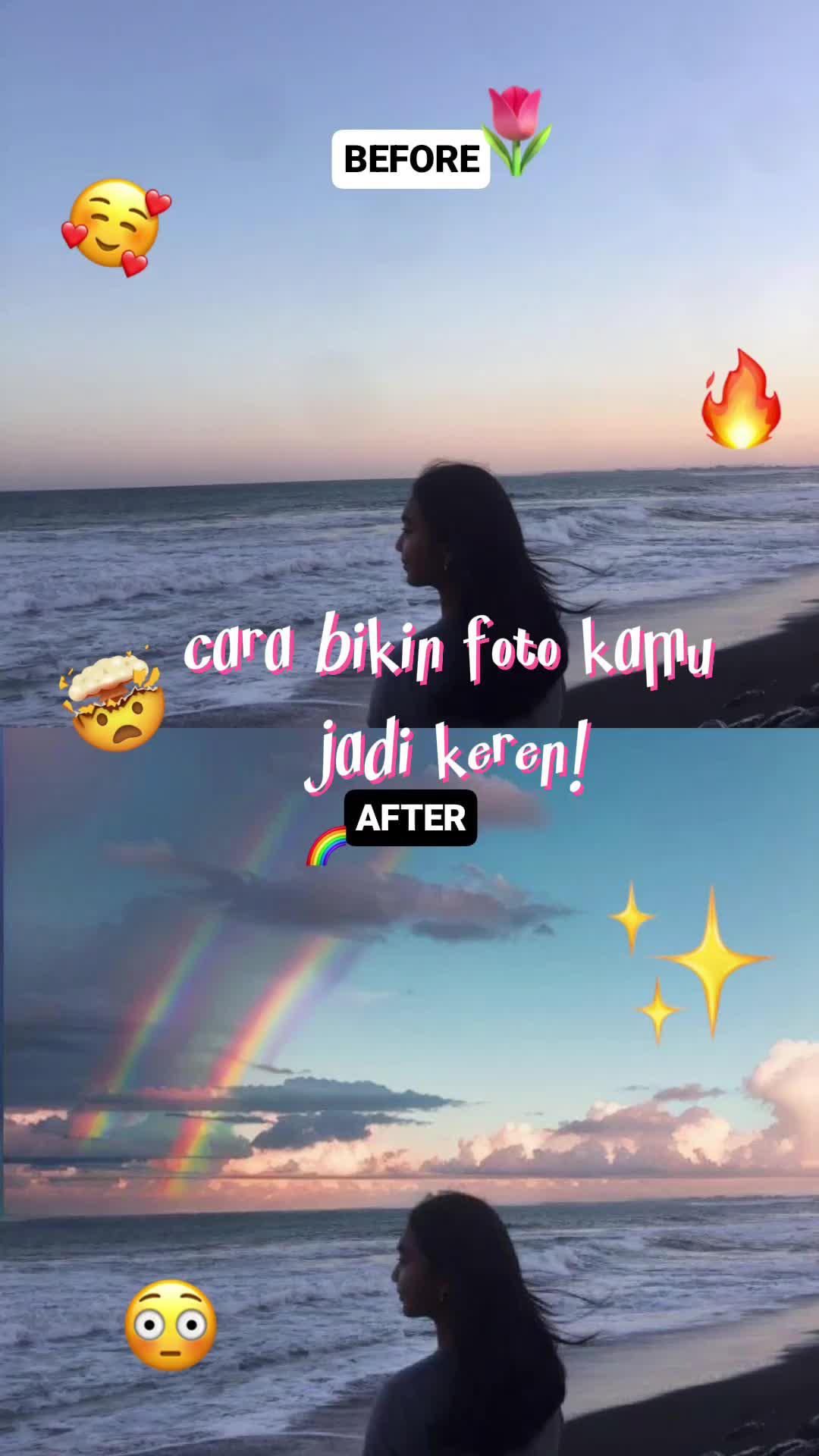 Cuma satu goresan, jadi keren & menarik!🤩  #aifilter #CapCut  #makeuptutorial