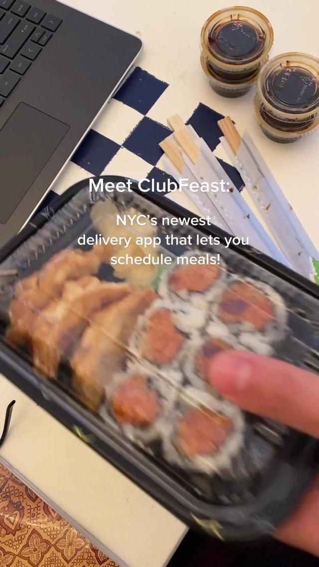 best food delivery app in nyc!! 🤍 #nyc #nycfood #nycfreebies #manhattan #brooklyn