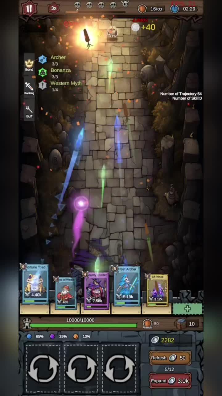 Keep upgrading your heroes and rush for great rewards