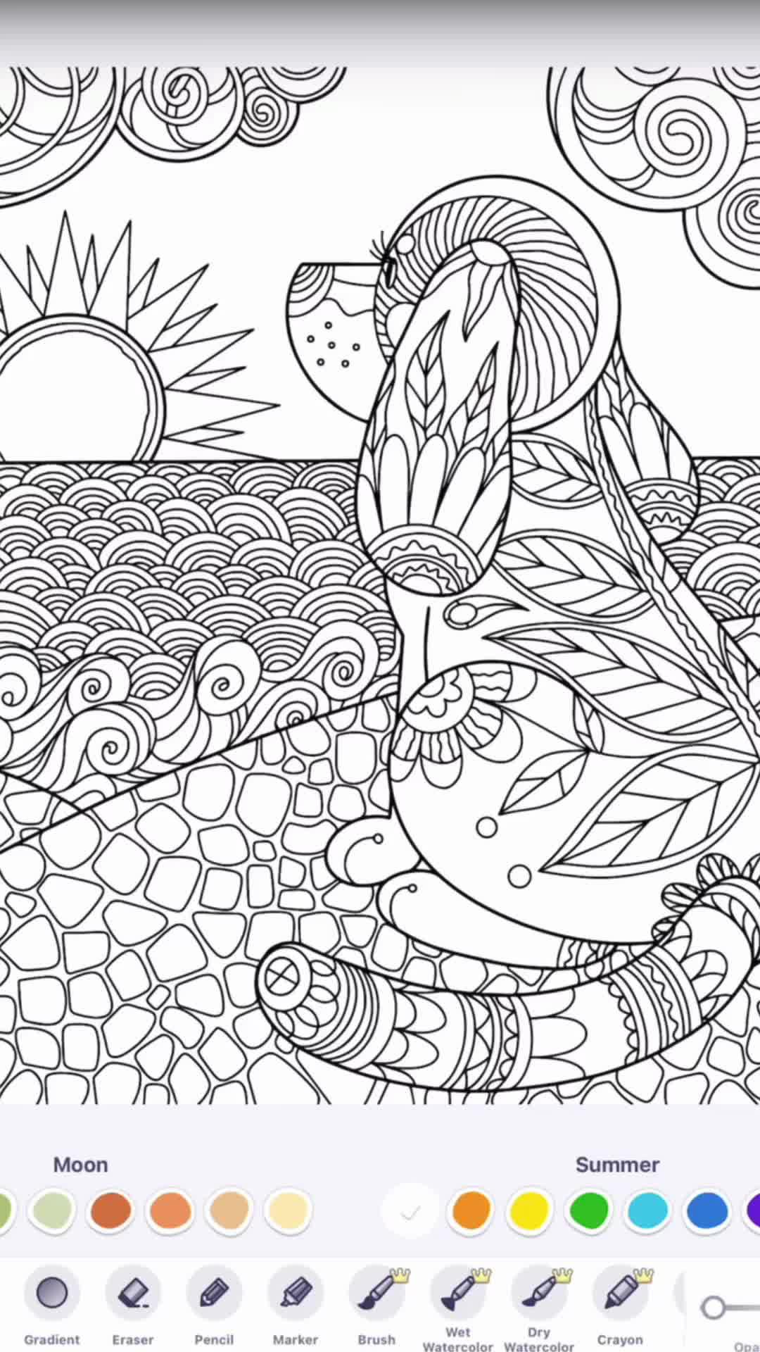 Take a colorful break.