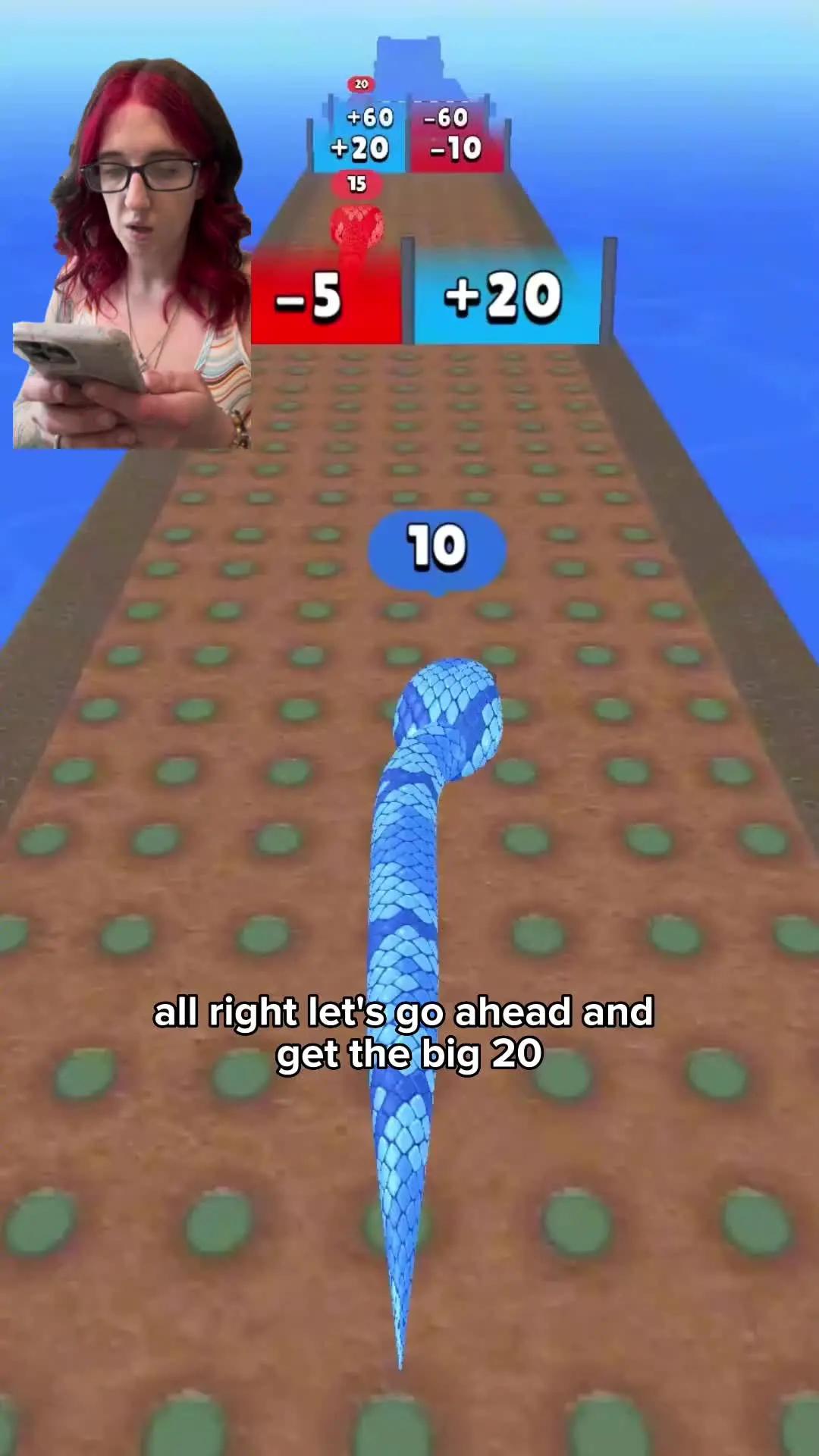 Make the biggest snake