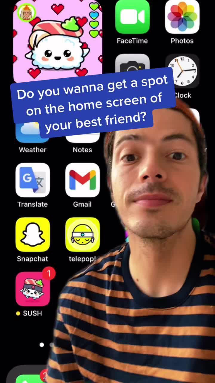 Raise a #virtualpet with your #bestfriend #sushapp #longdistancerelationship #kawai #manga #game #metaverse  #greenscreenvideo #bestapps