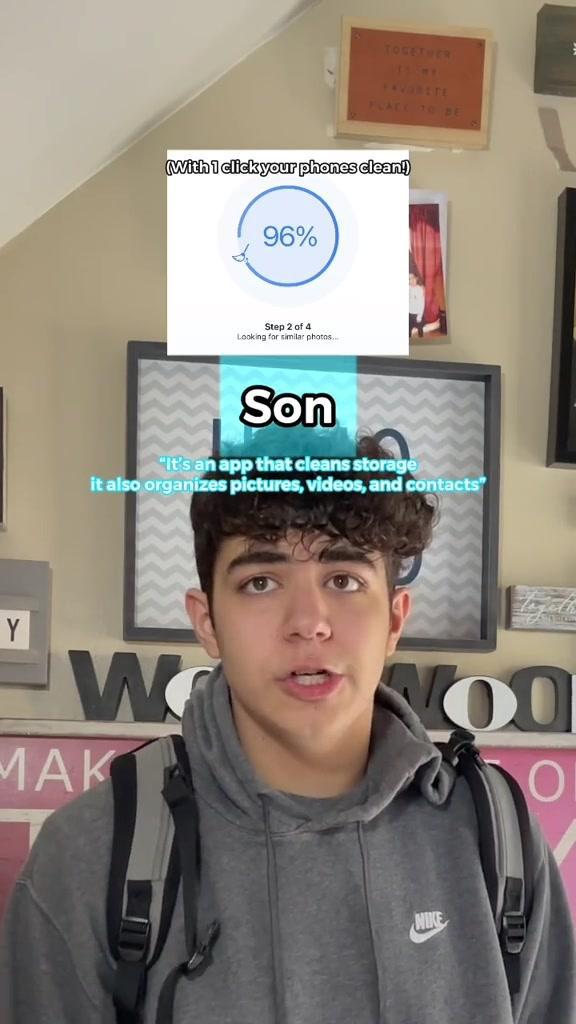 Smart Cleaner App: @Anthony Hanaee review 💙 #smartcleaner #smartcleanerapp #cleanyourphone #iphonetricks