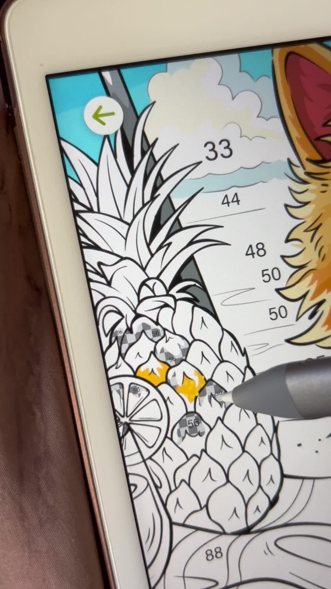 Free coloring game, calm and relax your brain