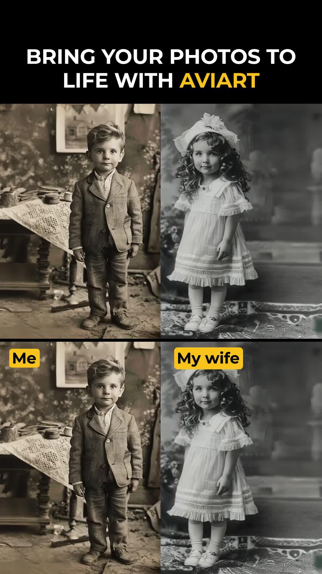 Bring your photos to life with AI. Try it