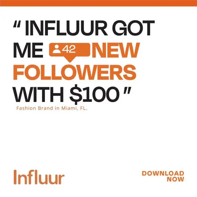 Connect with content creators and find the best one for your brand. Download the Influur app now!