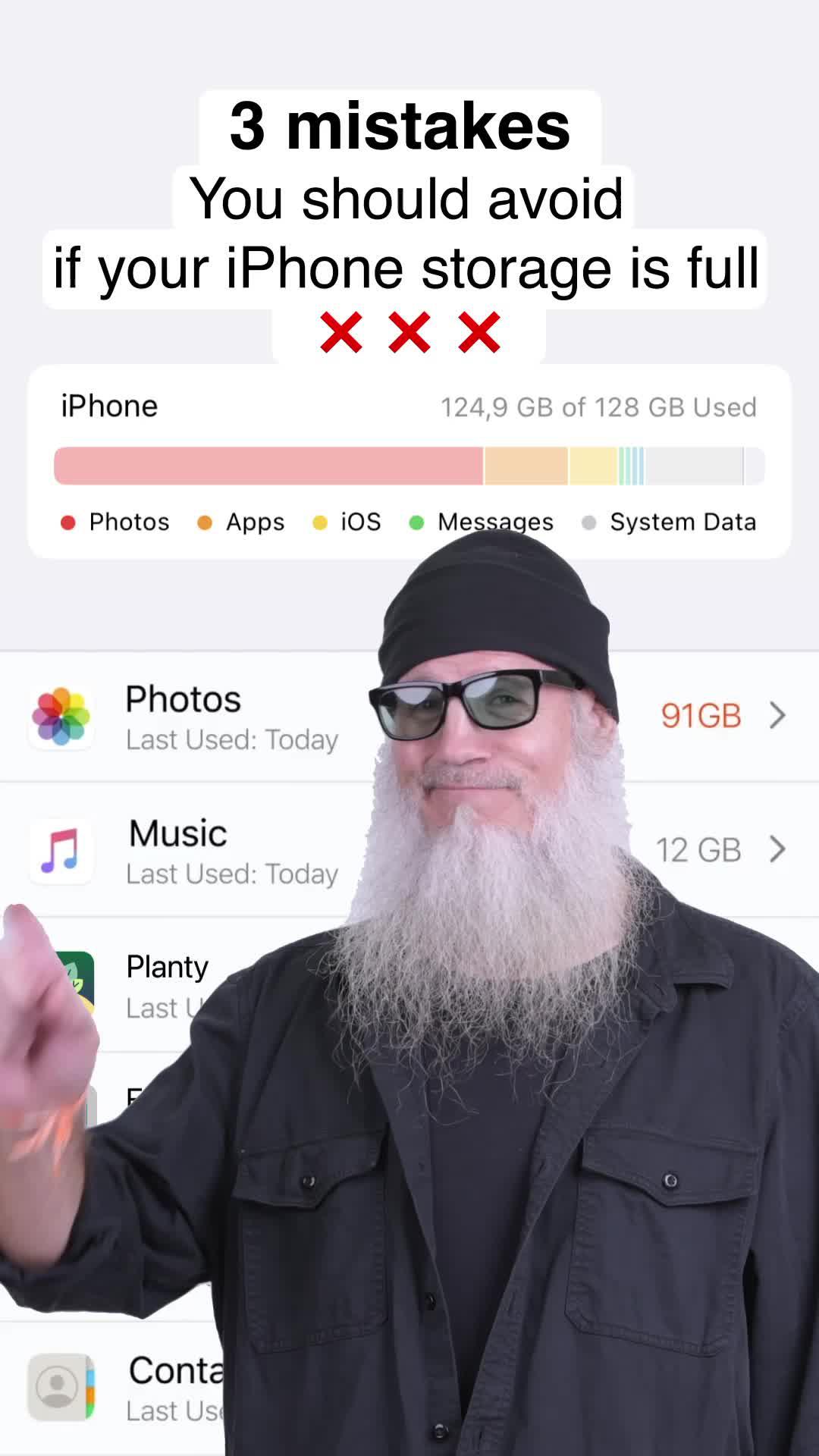 Clean up your iPhone for FREE! No ads, no subscriptions!