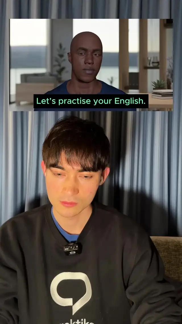 Don't be shy to speak English! Become fluent speaker with AI Tutor!