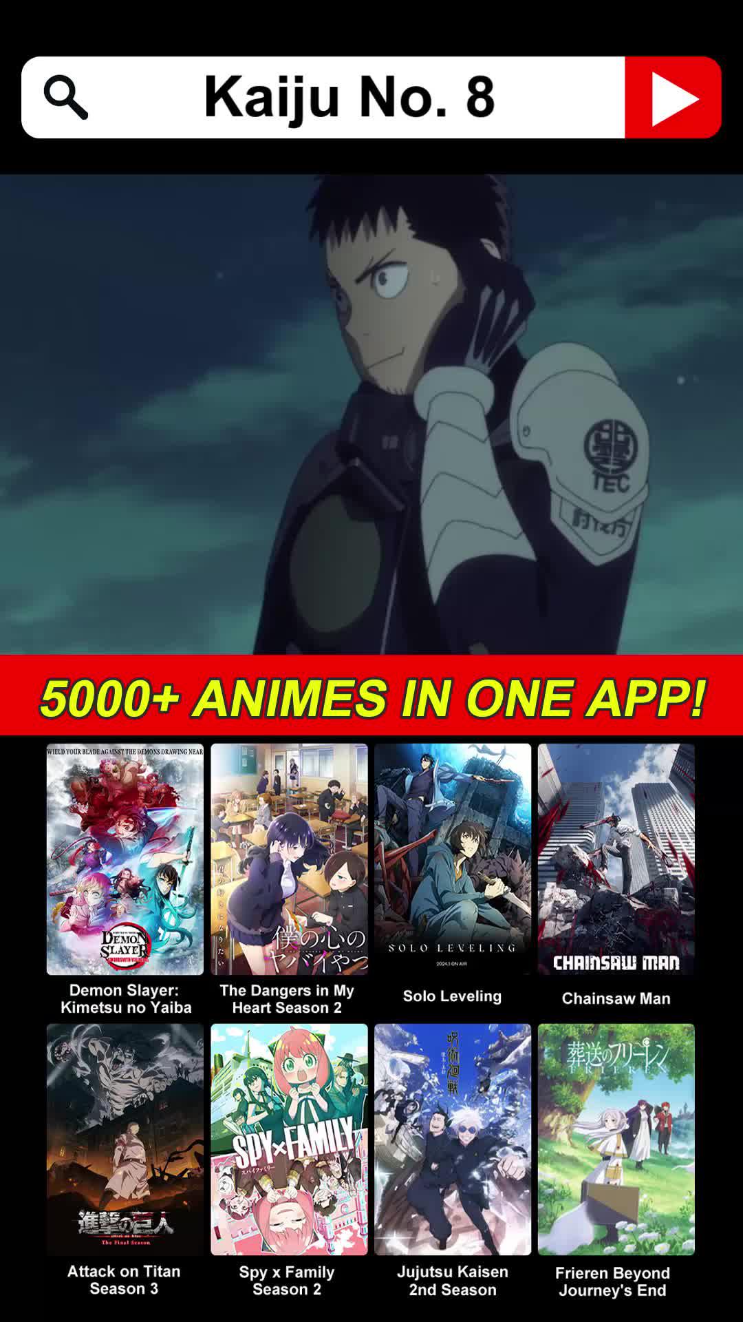 Download to watch the Hot-blooded anime