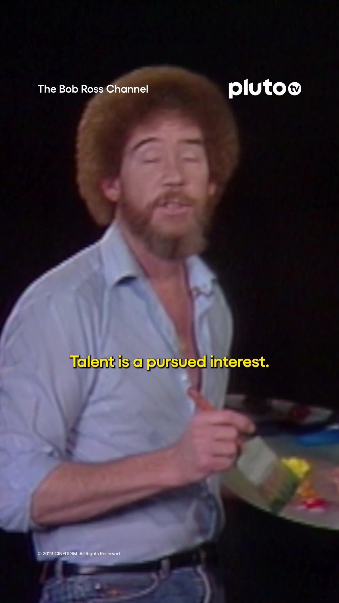 Ooh, Bob Ross is calling baloney. Watch Pluto TV's Bob Ross channel. Always on, always FREE!