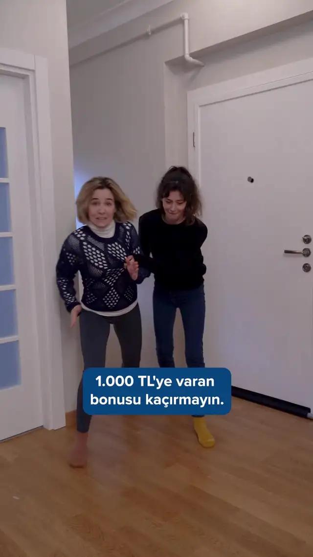 1000 TL harcamaya 1000 TL bonus için koşmaya gerek yok! Durduğunuz yerden Mobil ile müşterimiz olun.