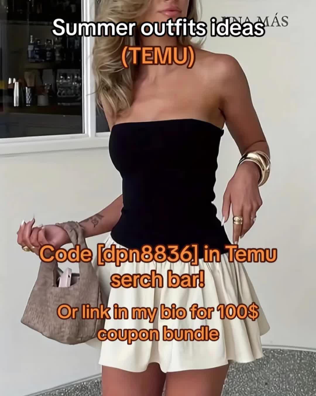 Lindaaasss we have this code [dpn8836] in @Temu search bar or 🔗 in bio for over $100 coupon bundle to pick your outfits👗! Free shipping on items shipped from Temu, and Free Returns for up to 90 days #outfitsinspo #outfitsidea #temuoutfits