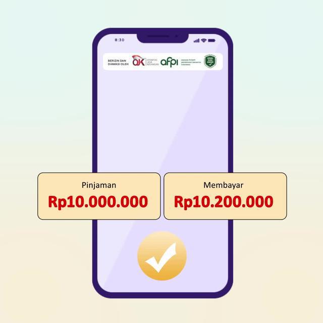 Perhatian! Untuk pengguna diatas 18 tahun bisa dapat limit pinjaman 10 juta!