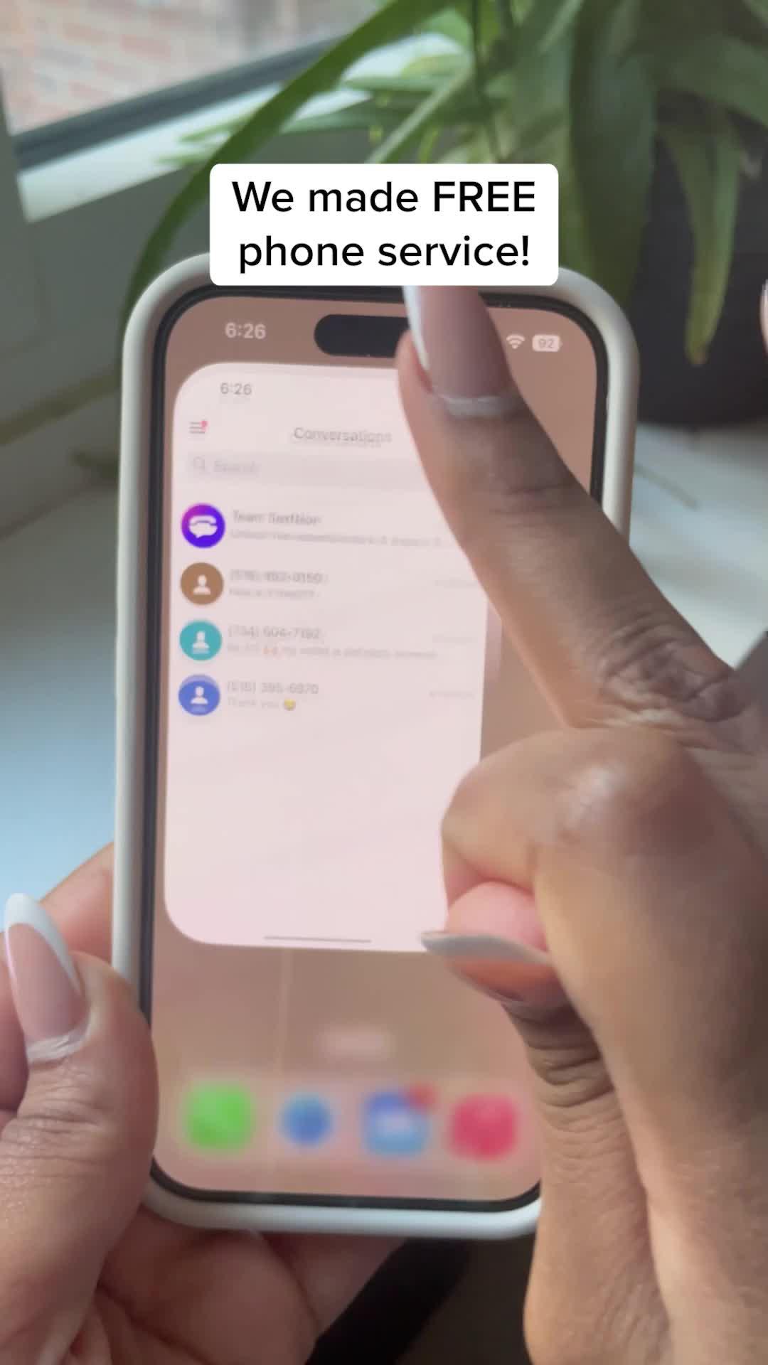 Choose your free phone number now!
