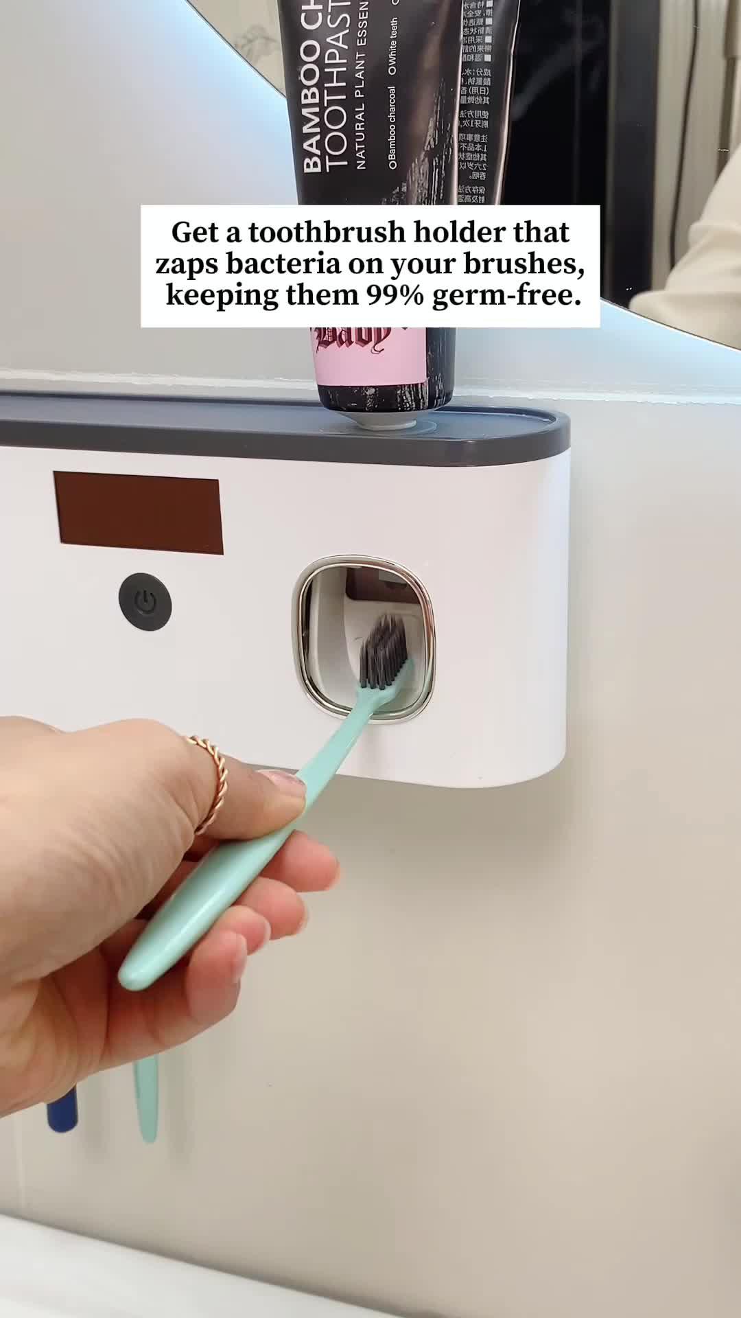 Keep your toothbrushes tidy with our holder and ditch damp towels with our fast-drying stone rack. Simplify your daily routine and add a touch of convenience to your space. 🔍 Find these handy hacks with this code dpm5538. #Temu #TemuFinds