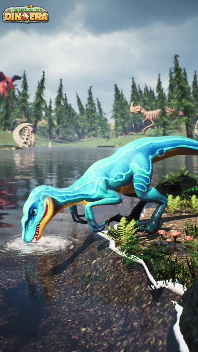 Build your empire of dinosaurs.