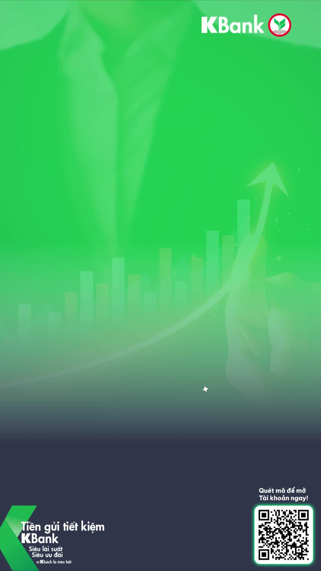 Vượt đỉnh lợi nhuận với Tiền gửi kỳ hạn 3 tháng - lãi suất 4,0%/năm. Mở tài khoản tại K PLUS ngay!