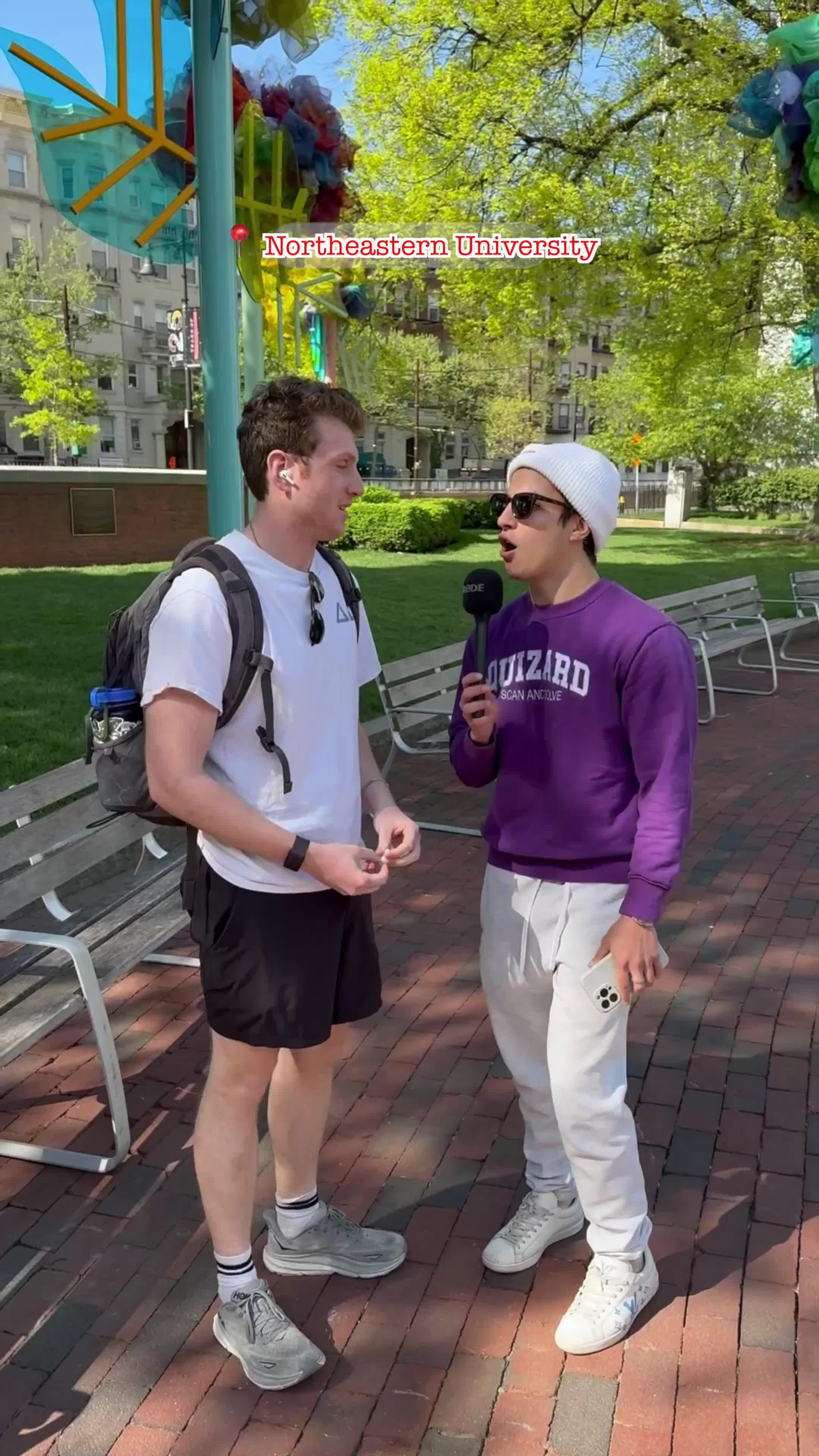 Asking NEU students if they’re the favorite 😅#student #college #northeastern #northeasternuniversity #manonthestreet #streetinterview