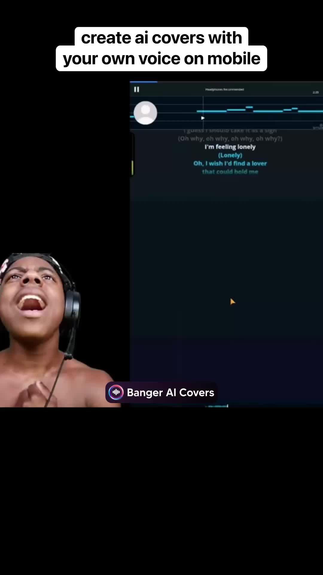 This app makes own AI Cover Song