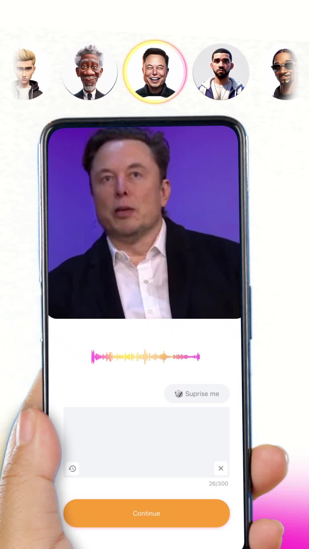 With Parrot AI you can sound like anybody! Download now!