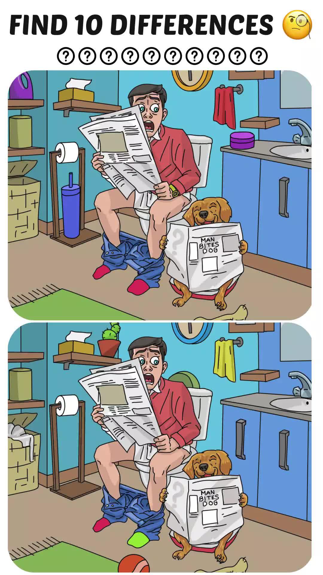 Only 1% can find all differences!