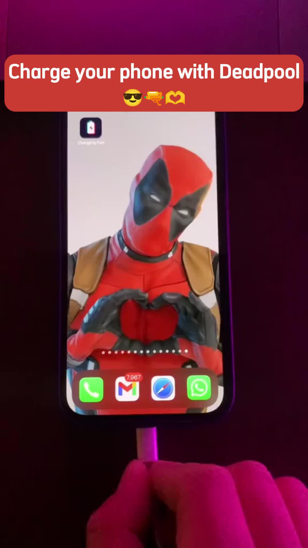 Get your favorite charging animation screen and wallpapers with this app!