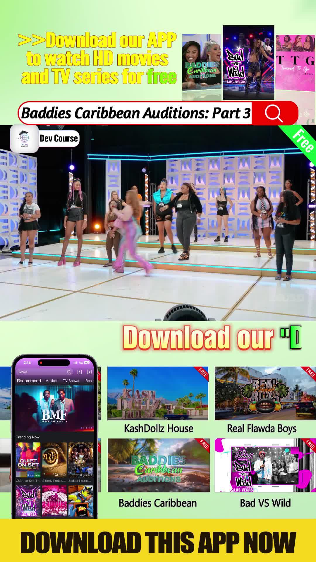 Unlock god-level treasures in "Devcourse" video software and watch free videos from around the world