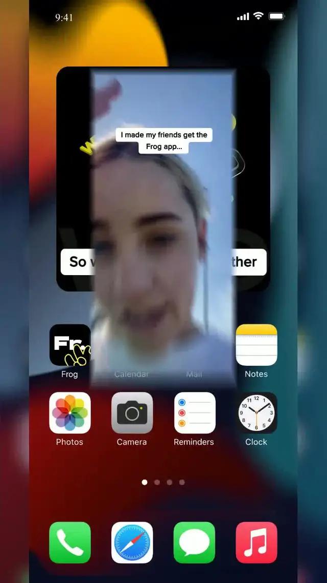 BOOMMMMM - The newest, youngest social app. Get Frog now.