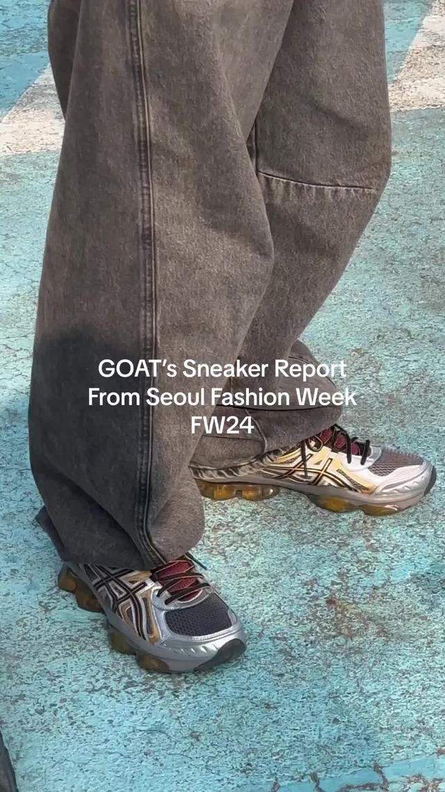 Metallic sneakers, patent leather and experimental silhouettes in the South Korean capital 🇰🇷 #goatapp #seoulfashionweek